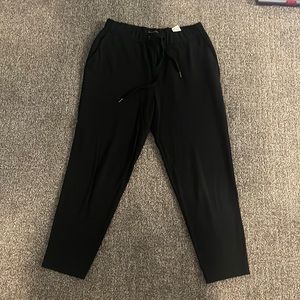 Banana Republic black lounge pants, size S.